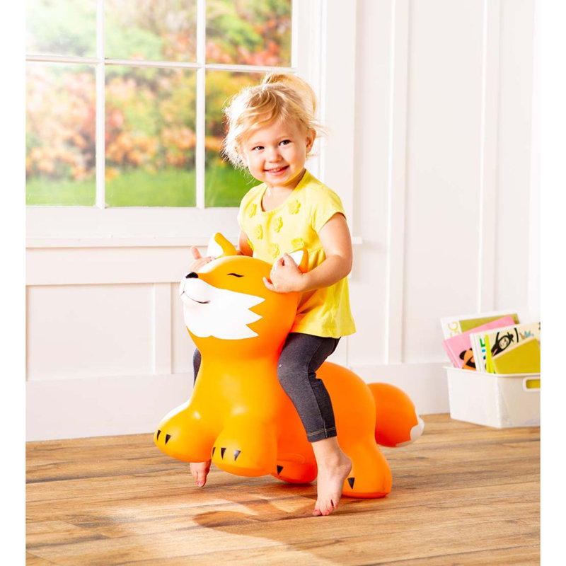 HearthSong Bouncy Inflatable Animal JumpAlong Fox & Reviews Wayfair